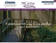 Tablet Screenshot of caringpathways.com